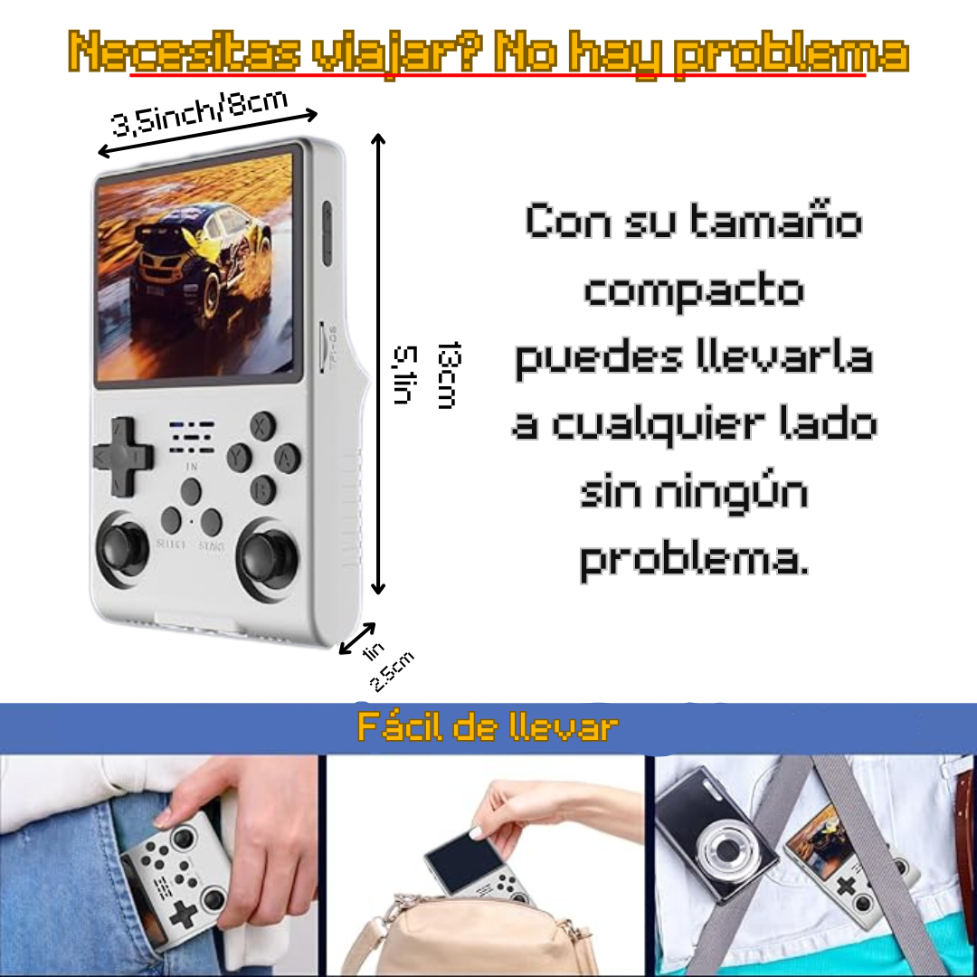 Consola Retro De Juegos Portátil